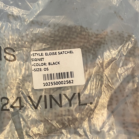 Angela Roi Eloise black vegan satchel crossbody - Picture 8 of 10